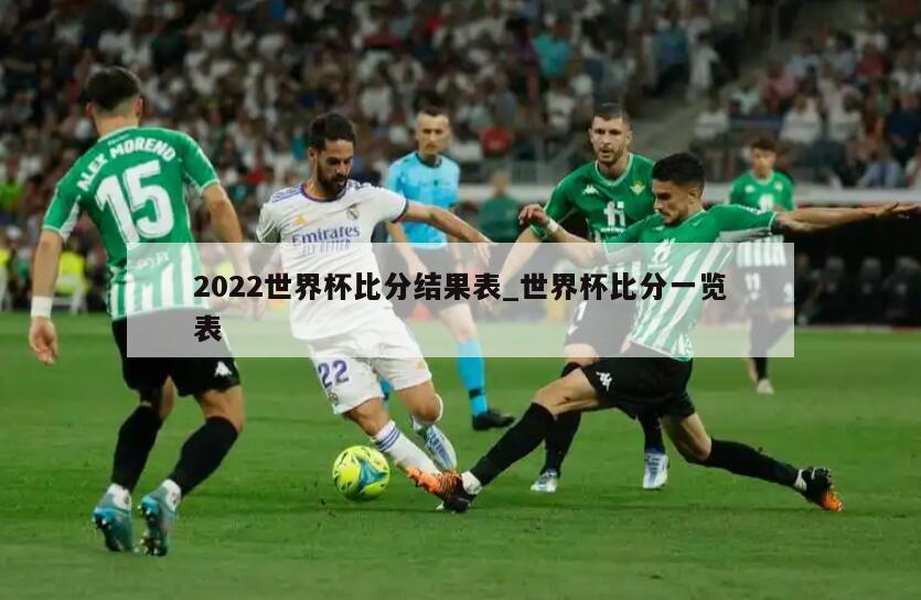 2022世界杯比分结果表_世界杯比分一览表