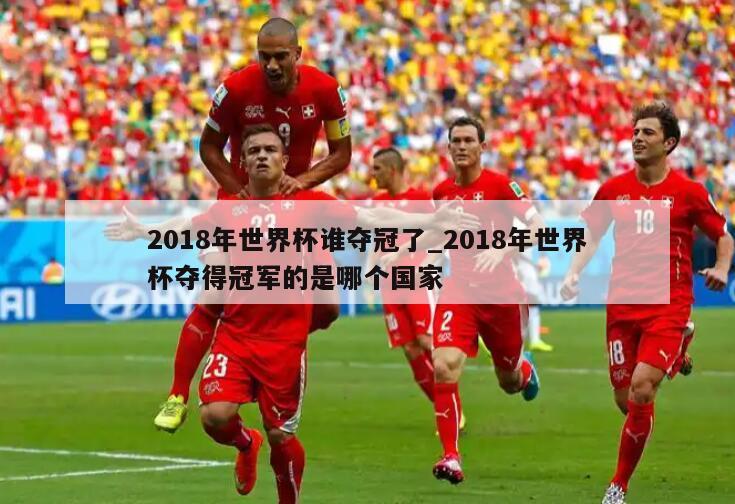 2018年世界杯谁夺冠了_2018年世界杯夺得冠军的是哪个国家