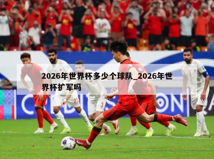 2026年世界杯多少个球队_2026年世界杯扩军吗