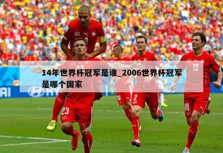 14年世界杯冠军是谁_2006世界杯冠军是哪个国家